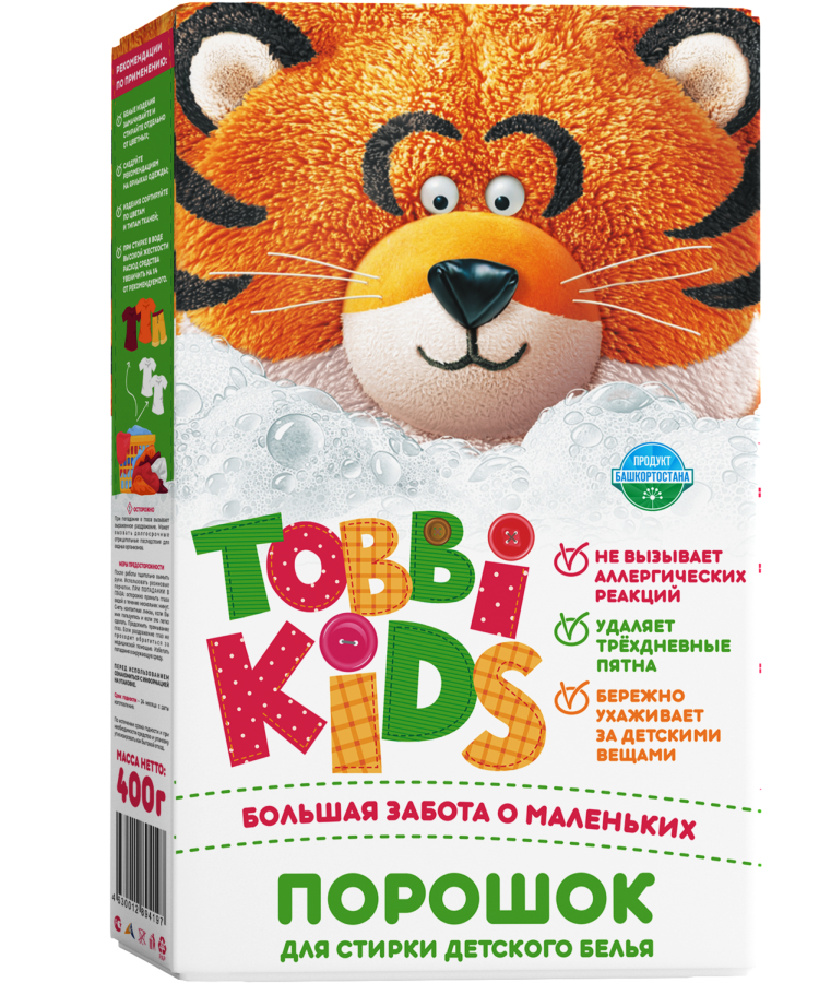 Порошок TobbiKids 